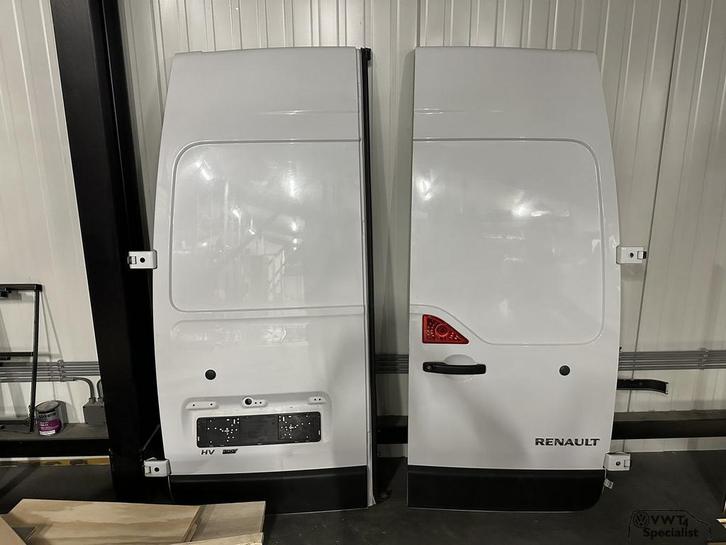 Renault Master Achterdeuren set Wit H2 2011-2024, Auto-onderdelen, Carrosserie en Plaatwerk, Achterklep, Renault, Achter, Gebruikt