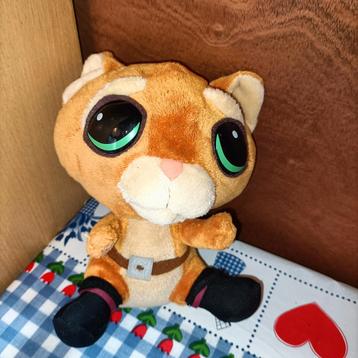 De gelaarsde kat knuffel 18 cm groot  beschikbaar voor biedingen