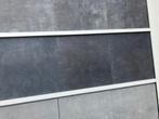keramiek tegel rest partij 60x60x2 cimenti clay antraciet, Ophalen, Keramiek, Nieuw, 10 m² of meer
