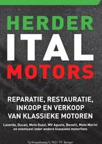 Laverda, Benelli, Moto Guzzi, Ducati. Reparatie onderhoud.