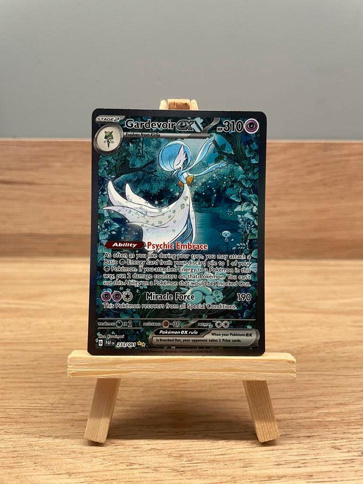 Gardevoir 233/091, Paldean Fates, Hobby en Vrije tijd, Verzamelkaartspellen | Pokémon, Zo goed als nieuw, Losse kaart, Foil, Ophalen of Verzenden
