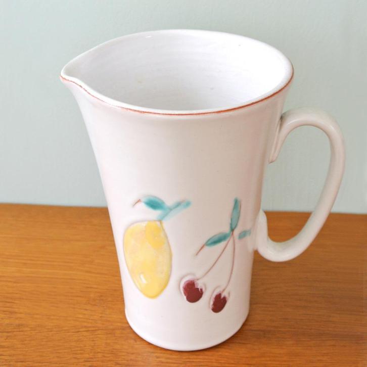 vintage keramiek sap KAN fruit fifties 50s retro Hans Wagner, Antiek en Kunst, Antiek | Keramiek en Aardewerk, Ophalen of Verzenden