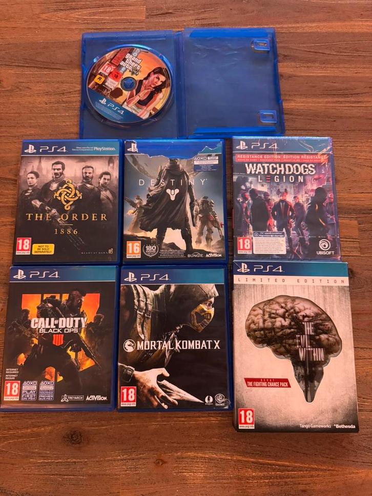 Diverse ps4 spellen ( geen losse verkoop), Spelcomputers en Games, Games | Sony PlayStation 4, Zo goed als nieuw, 1 speler, Vanaf 18 jaar