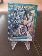 Digimon weregarurumon & meramon holo, Hobby en Vrije tijd, Verzamelkaartspellen | Overige, Ophalen of Verzenden, Losse kaart, Zo goed als nieuw