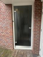 Glazen voordeur, Doe-het-zelf en Verbouw, Deuren en Horren, Ophalen, Zo goed als nieuw, Buitendeur, 200 tot 215 cm