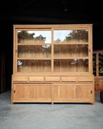 Prachtige hoge & brede schoolkast | Teakhout  #2144, Huis en Inrichting, Kasten | Buffetkasten, 200 cm of meer, Ophalen of Verzenden