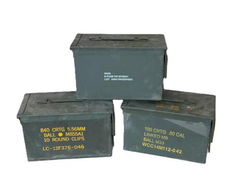 .50 Munitiekist, Verzamelen, Militaria | Algemeen, Landmacht, Nederland, Verzenden
