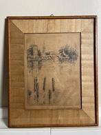 Brugge - Minnewater - ets van Martin van Waning, Ophalen of Verzenden