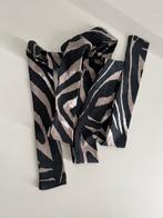 NIEUW GEISHA bind ceintuur of haarband strik met zebra print, Verzenden, Zwart, Nieuw, Tailleriem