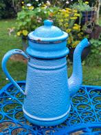 Brocante oude franse emaille koffiekan/ allegonda, Antiek en Kunst, Ophalen of Verzenden