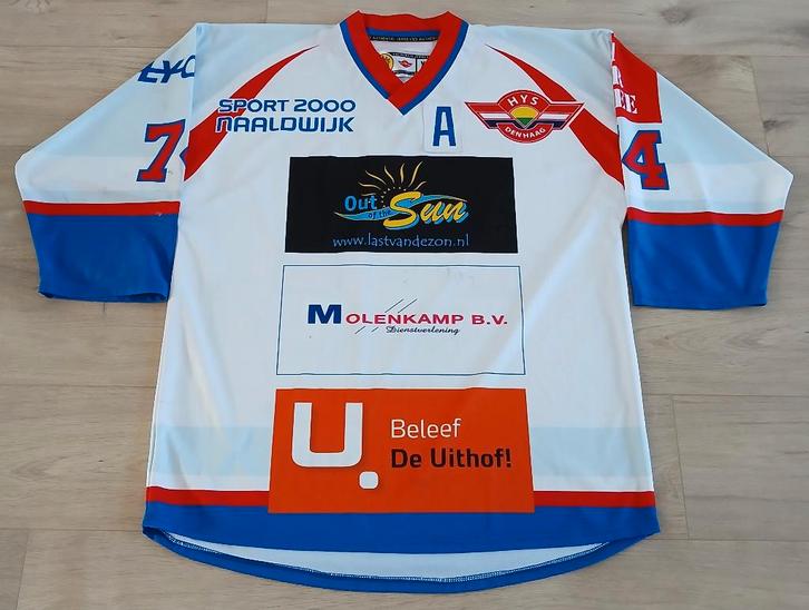 HYS Den Haag #74 Britstra, Sport en Fitness, IJshockey, Gebruikt, Kleding, Ophalen of Verzenden