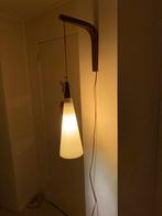 Hengellamp 60er jaren, Huis en Inrichting, Lampen | Wandlampen, Glas, Zo goed als nieuw, Ophalen