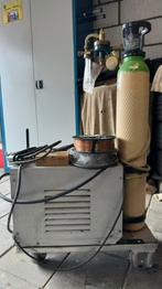 Swartele Maxi Mig 140 las apparaat compleet met gasfles, Doe-het-zelf en Verbouw, Ophalen, Gebruikt, Co2