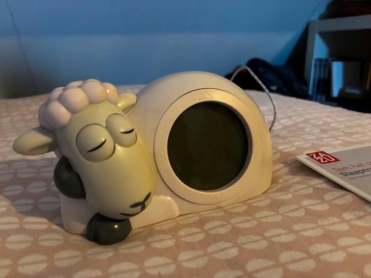 Zazu Sam Slaaptrainer met Nachtlampje, Witgoed en Apparatuur, Wekkers, Zo goed als nieuw, Digitaal, Ophalen of Verzenden