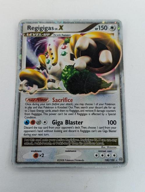Regigigas (STF 100) - Stormfront, Hobby en Vrije tijd, Verzamelkaartspellen | Pokémon, Zo goed als nieuw, Ophalen of Verzenden