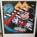 Mickey Mouse Kunstwerk - Tune Time Loeb, 50 tot 75 cm, Ophalen of Verzenden, 50 tot 75 cm, Print