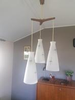 vintage scandinavische hanglamp met drie kelken zie fotos, Huis en Inrichting, Gebruikt, Ophalen of Verzenden, Vintage - scandinavisch