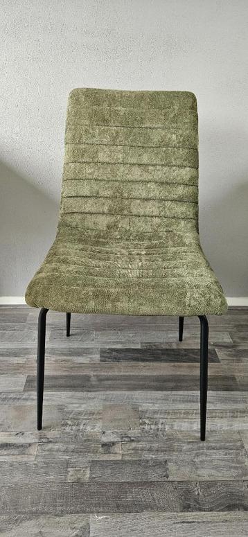 Set van 4 stoelen - Groen/Zwart beschikbaar voor biedingen