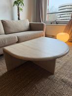 Travertin Salontafel - rond / halfrond, Overige materialen, 50 tot 100 cm, Rond, Travertin marmer japandi scandi bijzettafel salontafel
