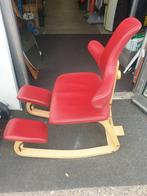 Hele nette Stokke varier rood leer, Ophalen, Gebruikt, Rood, Bureaustoel