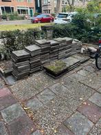 GRATIS 120 stuks 30x30 tegels, Tuin en Terras, Tegels en Klinkers, Ophalen, Gebruikt, Beton, Terrastegels