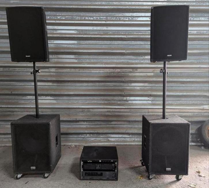 ✅AA craaft dap PA systeem compleet  tot 100-150 personen, Audio, Tv en Foto, Luidsprekers, Gebruikt, Overige typen, 120 watt of meer