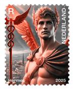 NL crypto zegel 4 Hermes rood, Ophalen of Verzenden