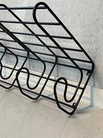 Fran wandkapstok jaren 80 kapstok retro draadstaal zwart, Wandkapstok, Gebruikt, IKEA, SE