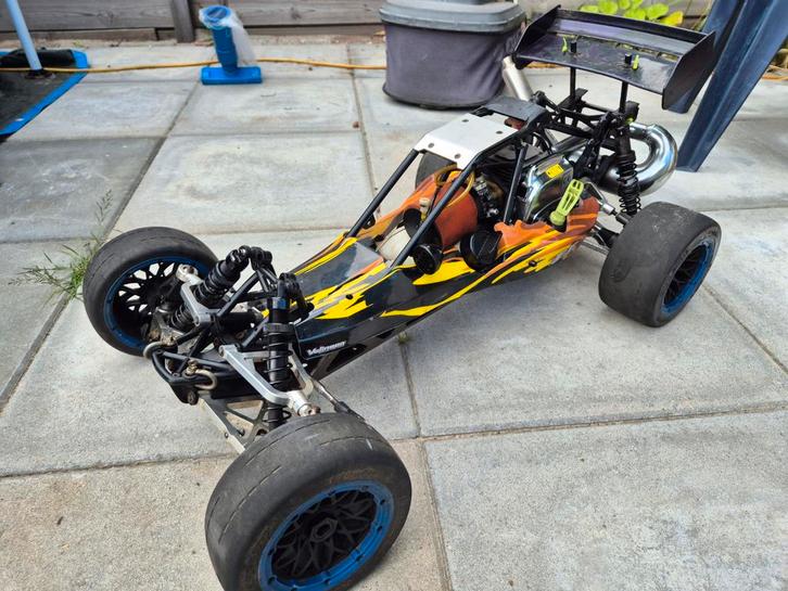 Rovan Baja 36cc - Upgraded! 1/5, Hobby en Vrije tijd, Modelbouw | Auto's en Voertuigen, Gebruikt, Auto, Groter dan 1:32, Overige merken