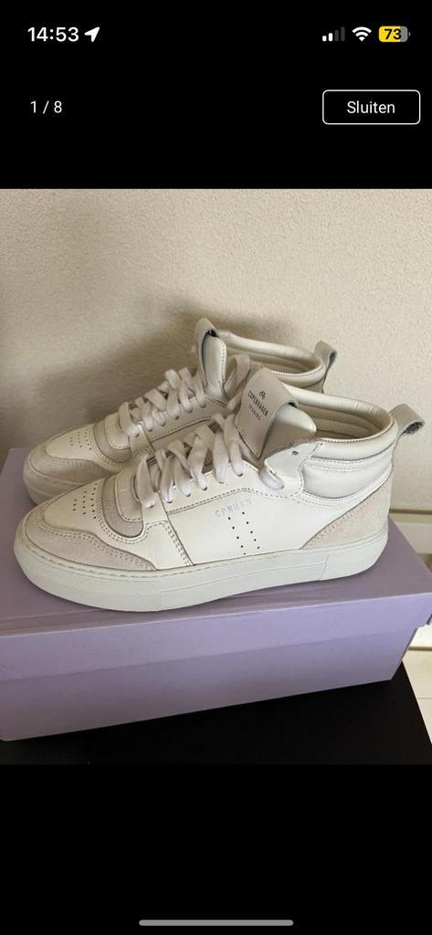 Copenhagen Studios hoge sneakers wit maat 36,5, Kleding | Dames, Schoenen, Zo goed als nieuw, Sneakers of Gympen, Wit, Ophalen of Verzenden
