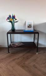 Vintage Midcentury serveerwagen/bijzettafel, Huis en Inrichting, Tafels | Bijzettafels, Overige materialen, Gebruikt, Midcentury/Vintage