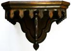 Grote antieke neogotische wandconsole console kerk klooster, Antiek en Kunst, Ophalen of Verzenden