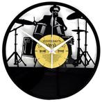 Drummer drumstel wandklok van vinyl decoratie klok deco, Huis en Inrichting, Woonaccessoires | Klokken, Info@deconoord.nl, Deco Noord