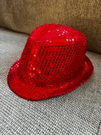 Hoedje rood disco pailletten carnaval foute party, Kleding | Dames, Ophalen of Verzenden, Zo goed als nieuw