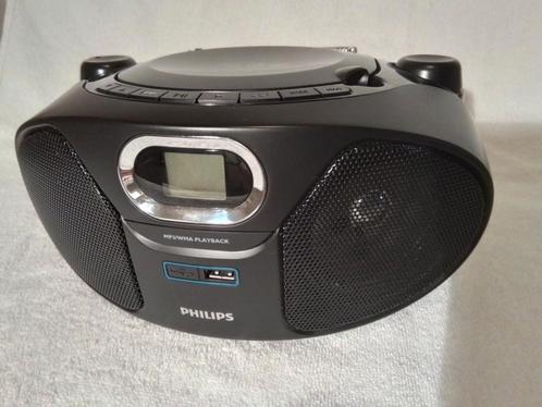 Philips stereo radio cd-speler met USB, Audio, Tv en Foto, Radio's, Zo goed als nieuw, Radio, Ophalen