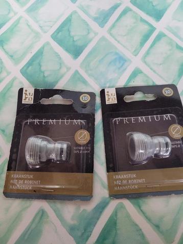 2x permium kraanstuk van Intratuin, voor 19 mm beschikbaar voor biedingen