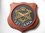 schildje 101 AMA, Ophalen of Verzenden, Landmacht, Nederland, Embleem of Badge