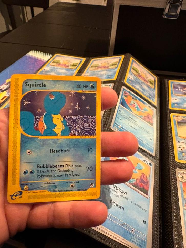 Squirtle expedition, Hobby en Vrije tijd, Verzamelkaartspellen | Pokémon, Zo goed als nieuw, Meerdere kaarten, Foil, Ophalen of Verzenden