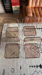Pila Castelli klapstoelen - set van 4, Ophalen, Gebruikt, Bruin, Vier