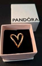 Organisch gevormde hartring verguld uit NYC van Pandora, 18 tot 19, IJzer of Staal, Nieuw, Ophalen of Verzenden