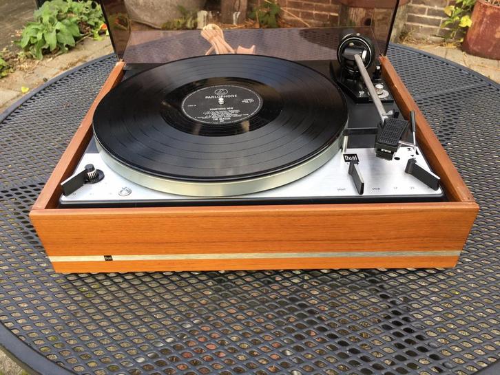🎶🎶🎵 Perfecte Dual 1219 Shure M95 wisselaar, Audio, Tv en Foto, Platenspelers, Zo goed als nieuw, Dual, Ophalen