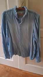 Spijkerblouse top denim blouse Bash axelle maat 36 (0), Ophalen of Verzenden, Gedragen, Maat 36 (S), Blauw