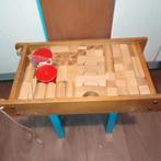 Vintage houten blokkendoos, Kinderen en Baby's, Ophalen, Gebruikt, Overige typen
