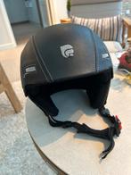 Zwarte luxe italiaans design skihelm, Sport en Fitness, Skiën en Langlaufen, Overige typen, Zo goed als nieuw, Minder dan 100 cm