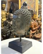 Oud Thais bronzen Boeddha-hoofd (fragment), Ophalen of Verzenden, Gebruikt