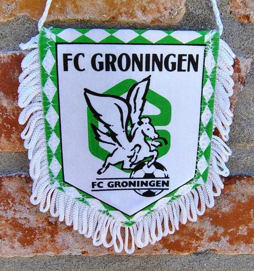 FC Groningen 1990s prachtige vintage vaan vaantje voetbal, Verzamelen, Sportartikelen en Voetbal, Gebruikt, Vaantje of Sjaal, Buitenlandse clubs