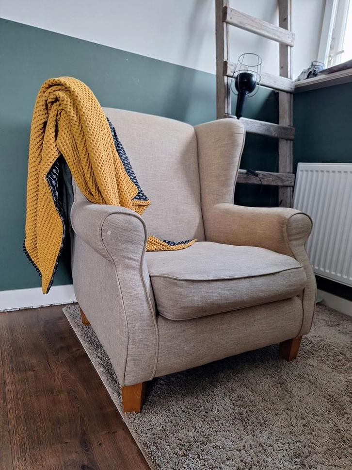 Comfortabele fauteuil, Huis en Inrichting, Fauteuils, Gebruikt, Stof, 75 tot 100 cm, Ophalen