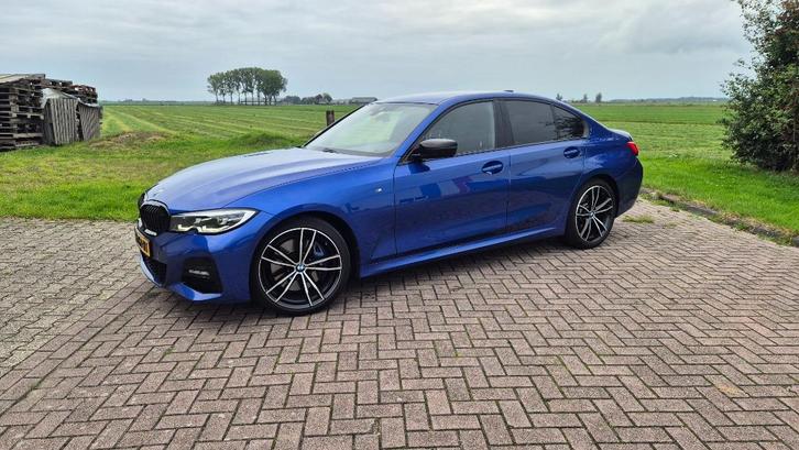 BMW 3-Serie 330i 258pk 2019 M sport Blauw Dealer onderhouden, Auto's, BMW, Particulier, 3-Serie, ABS, Achteruitrijcamera, Adaptieve lichten