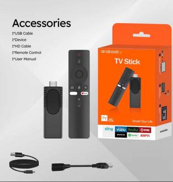 Android TV+ Stick 4K - 2GB RAM -  NIEUW IN DOOS - beschikbaar voor biedingen