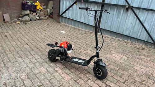 Benzine  step z.g.a.n. i.v.m. aankoop elektrische step, Fietsen en Brommers, Steps, Zo goed als nieuw, Overige typen, Ophalen of Verzenden